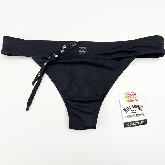 NWT Billabong A/Div Skimpy Bikini Bottoms Junior Size L/12 Black UPF 50+ - Picture 3 of 15